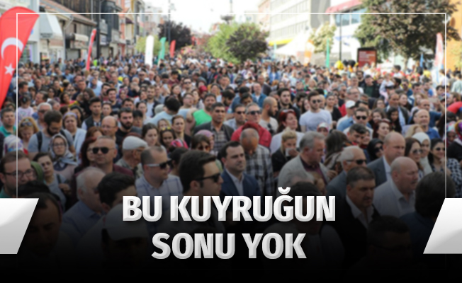 Bando ve Ciğer Festivali'nde sonsuz kuyruk oluştu