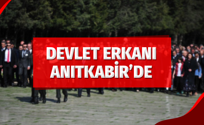 Devlet Erkanı, Anıtkabir'i ziyaret etti