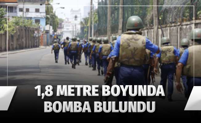 Sri Lanka'da havalimanında 1,8 boyunda bomba bulundu