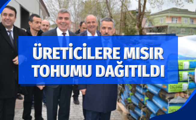 Üreticilere 19 ton silajlık mısır tohumu dağıtıldı