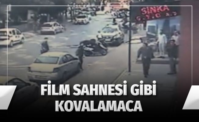 Esenyurt'ta sokak ortasında silahlı kovalamaca kamerada