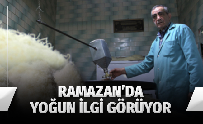 Ramazan ayının vazgeçilmezi 'Kadayıf'