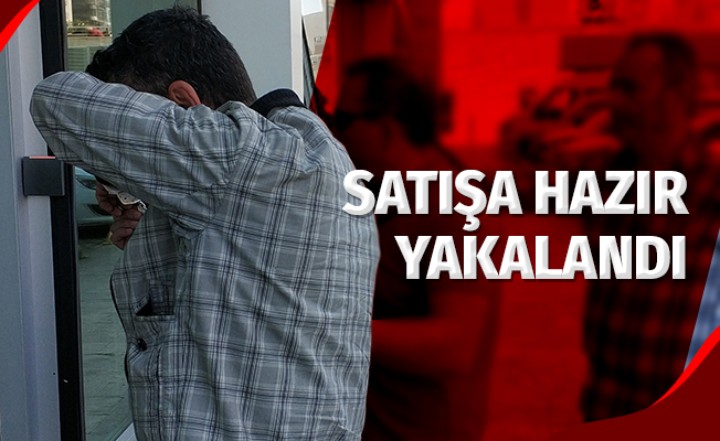 Satışa hazır esrar ve kokainle yakalanan şahış tutuklandı