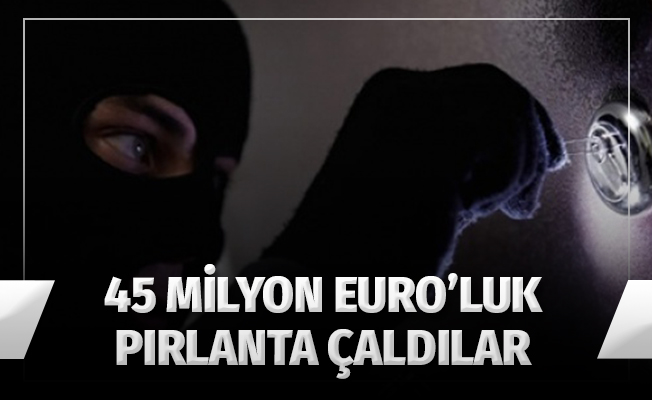 Uzman kılığına giren hırsızlar, 45 milyon euroluk pırlanta çaldı