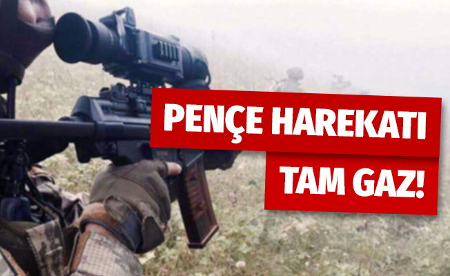 Pençe Harekâtı'nda imha edilen mağara ve sığınak sayısı 100'e ulaştı