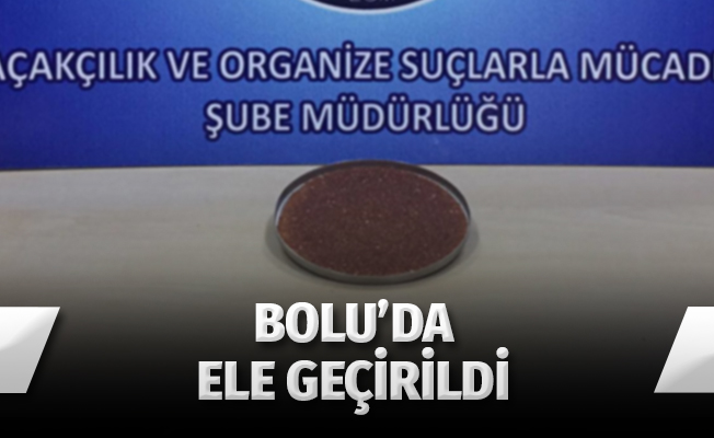 Bolu'da, 72 milyon dolarlık radyoaktif madde yakalandı