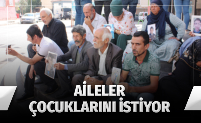 HDP önünde eylem yapan aile sayısı 8'inci günde 19'a yükseldi
