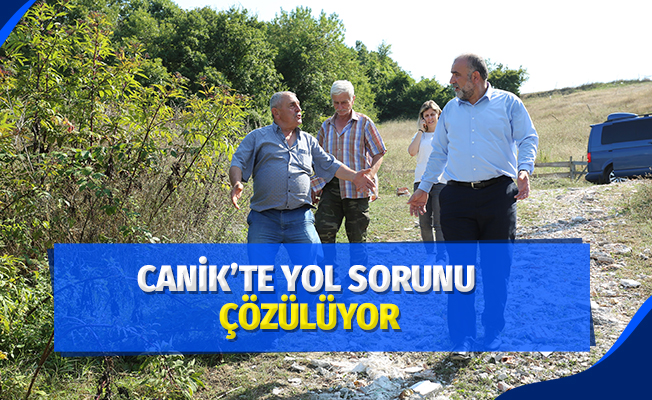Canik'te kırsalın yol sorunu çözülüyor