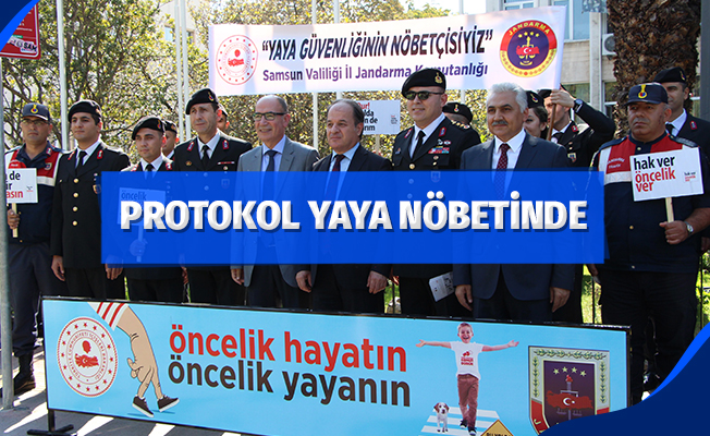 Protokol yaya nöbetinde