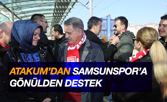 Atakum'dan Samsunspor'a gönülden destek