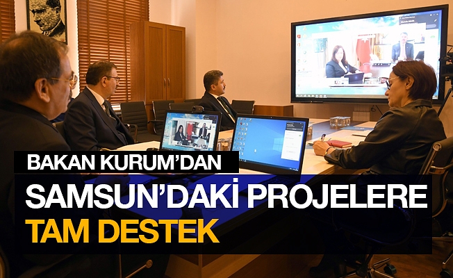 Bakan Kurum'dan Samsun’daki projelere tam destek