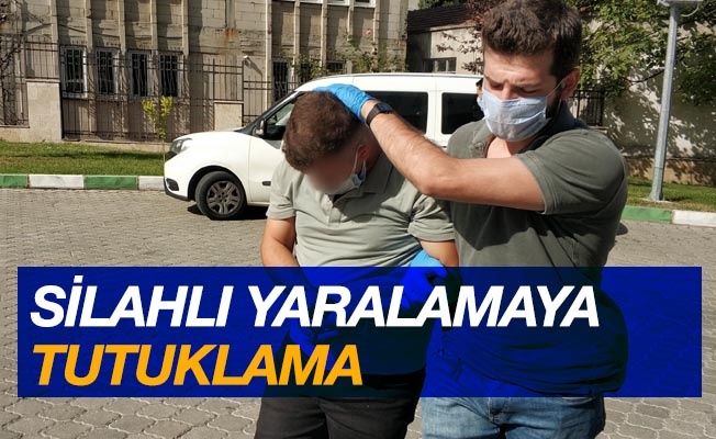 Silahla yaralamaya 1 tutuklama, 1 adli kontrol