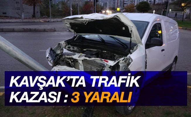 Samsun'da kavşakta trafik kazası: 3 yaralı