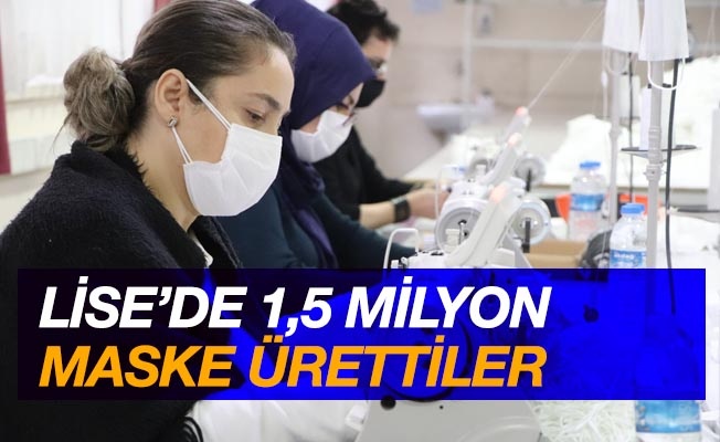 Samsun'da lise 1,5 milyon maskeye ulaştı, bakanlık özel teşekkür etti