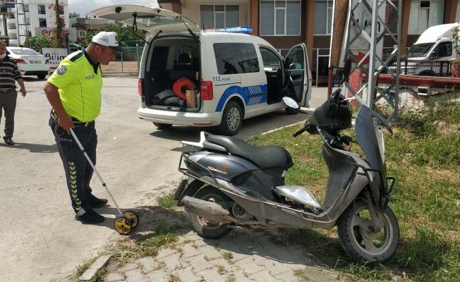 Samsun’da motosiklet ile otomobil çarpıştı: 1 yaralı