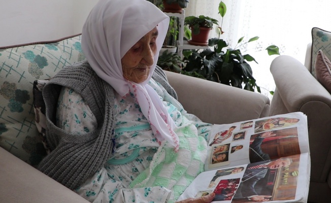 98 yaşındaki Sariye ninenin ‘Cumhurbaşkanı albümü’