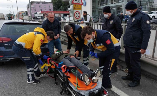 Samsun’daki kazada 1 kişi yaralandı