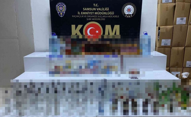 Samsun polisinden sahte içki operasyonu: 2 gözaltı