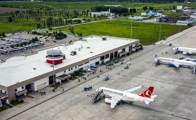 Samsun’da havalimanı yolcu sayısı yüzde 28, uçak trafiği ise yüzde 8 arttı