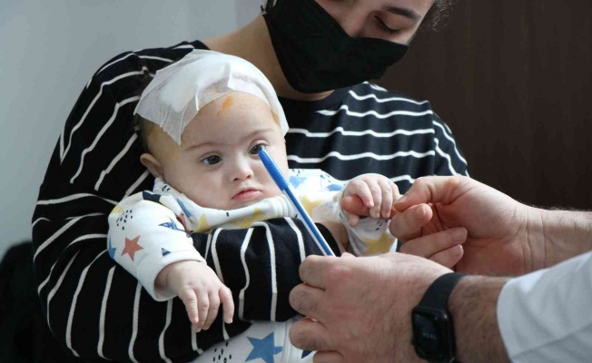 4,5 aylık Niko, ölümcül beyin tümöründen Samsun’da kurtuldu