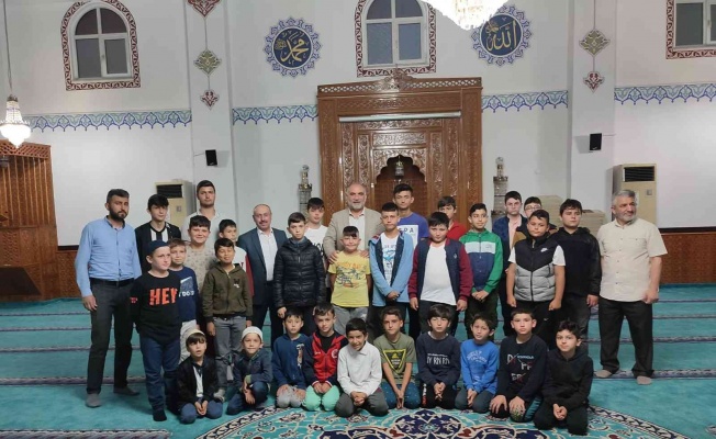 40 gün camiye giden çocuklara bisiklet