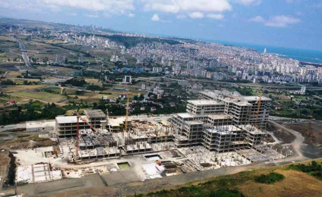 Samsun Şehir Hastanesi yükseliyor