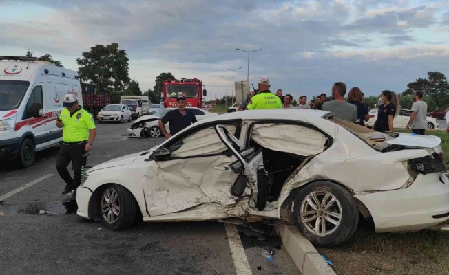Samsun’da trafik kazası: 1 ölü, 8 yaralı