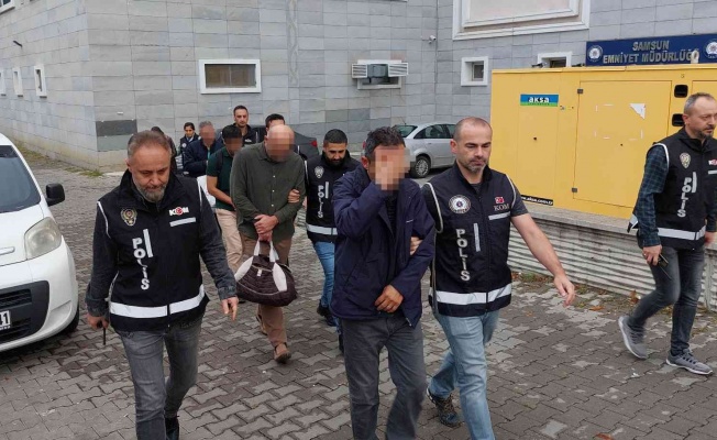 Samsun’da FETÖ’den gözaltına alınan 6 kişi adliyeye sevk edildi