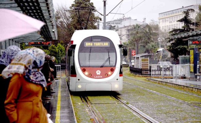 Samsun’da tramvayların kapasitesi yüzde 40 artırılacak