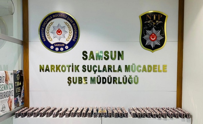 Samsun’da 28 bin 298 uyuşturucu hap ele geçirildi: 2 kişi tutuklandı