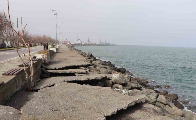 Samsun’da kıyı erozyonu ve tahribatı önlenecek