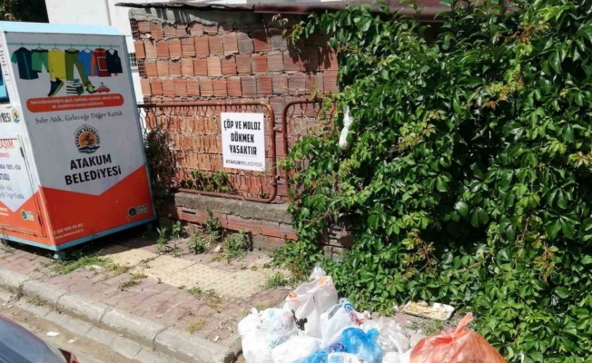 Atakum Belediyesi’nden ‘çöp konteyneri’ tepkisi: "Halk sağlığı riski oluşturuyor”