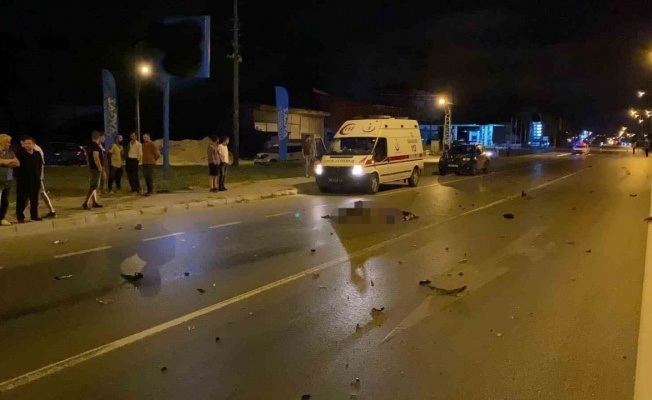 Bafra’da motosiklet ile otomobil çarpıştı: 1 ölü