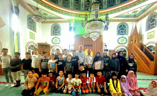 Canik’te ’Haydi Çocuklar Güle Oynaya Camiye Projesi’