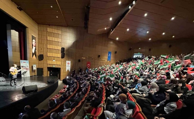 Samsun’da Filistin için hayır çarşısı ve konser