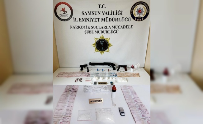 Samsun’da uyuşturucu operasyonu: 2 gözaltı