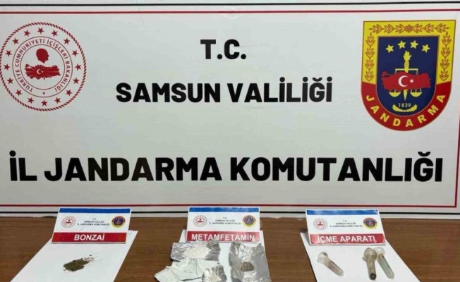 Samsun’da uyuşturucuyla yakalanan 3 kişi gözaltına alındı