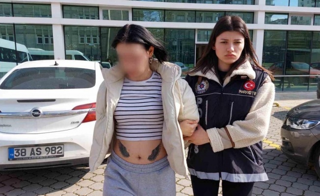 Apart otelde uyuşturucuyla yakalanan genç kadın tutuklandı