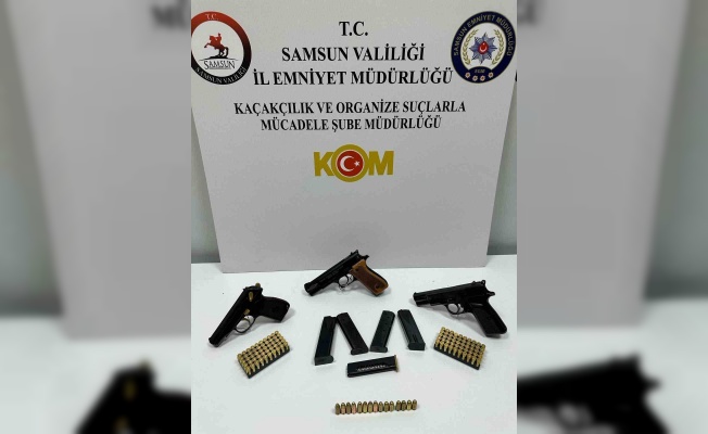 Yolcu otobüsünde 3 tabancayla yakalandı