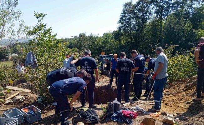 Samsun’da su çıkarmak için kuyu kazan 2 kişi toprak altında kaldı