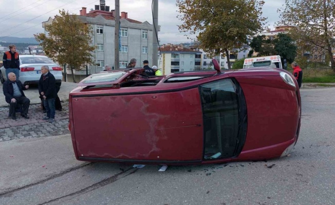 Sürekli kazanın olduğu yolda yine kaza