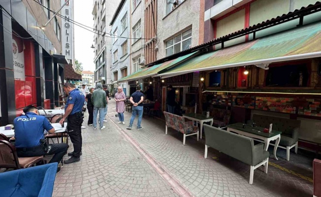 Kafede yangın paniği