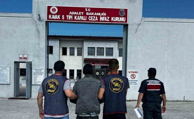 15 yıl hapis cezası bulunan şahıs jandarma tarafından yakalandı