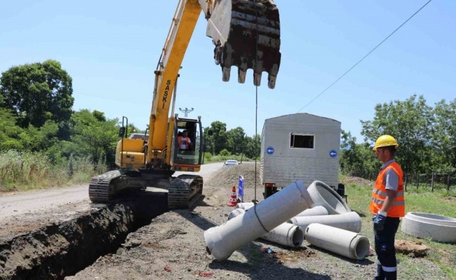 Tekkeköy’e yeni atık su hattı