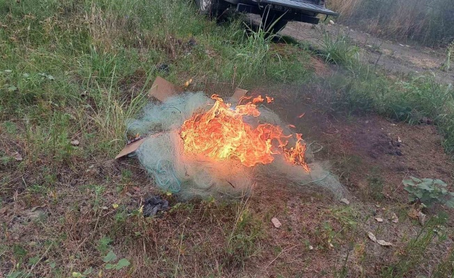 Çarşamba’da kaçak ağa geçit yok