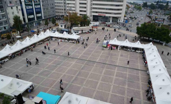 Samsun’da kadın eliyle üretilen ürünler görücüye çıktı