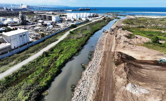 Samsun Yeni OSB’de drenaj tamamlandı, taş nakliyesi sürüyor