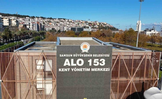 Samsun’da ALO 153’e 1 milyonu aşkın çağrı, yüzde 93,96 başarı