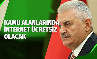 Binali Yıldırım: "Kamu Alanlarında İnternet Ücretsiz Olacak"