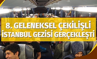 8. geleneksel çekilişli ücretsiz İstanbul gezileri gerçekleşti